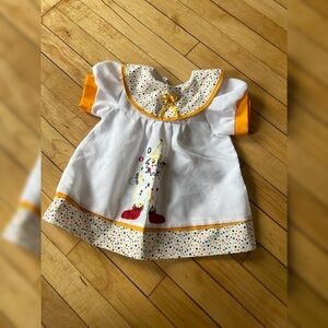 Toddler vintage clown dress
